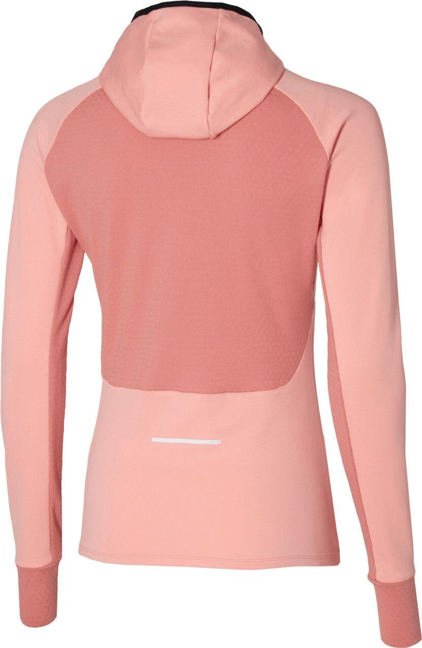Haut à capuche Thermique Mizuno Femme Warmalite Corail 2/2