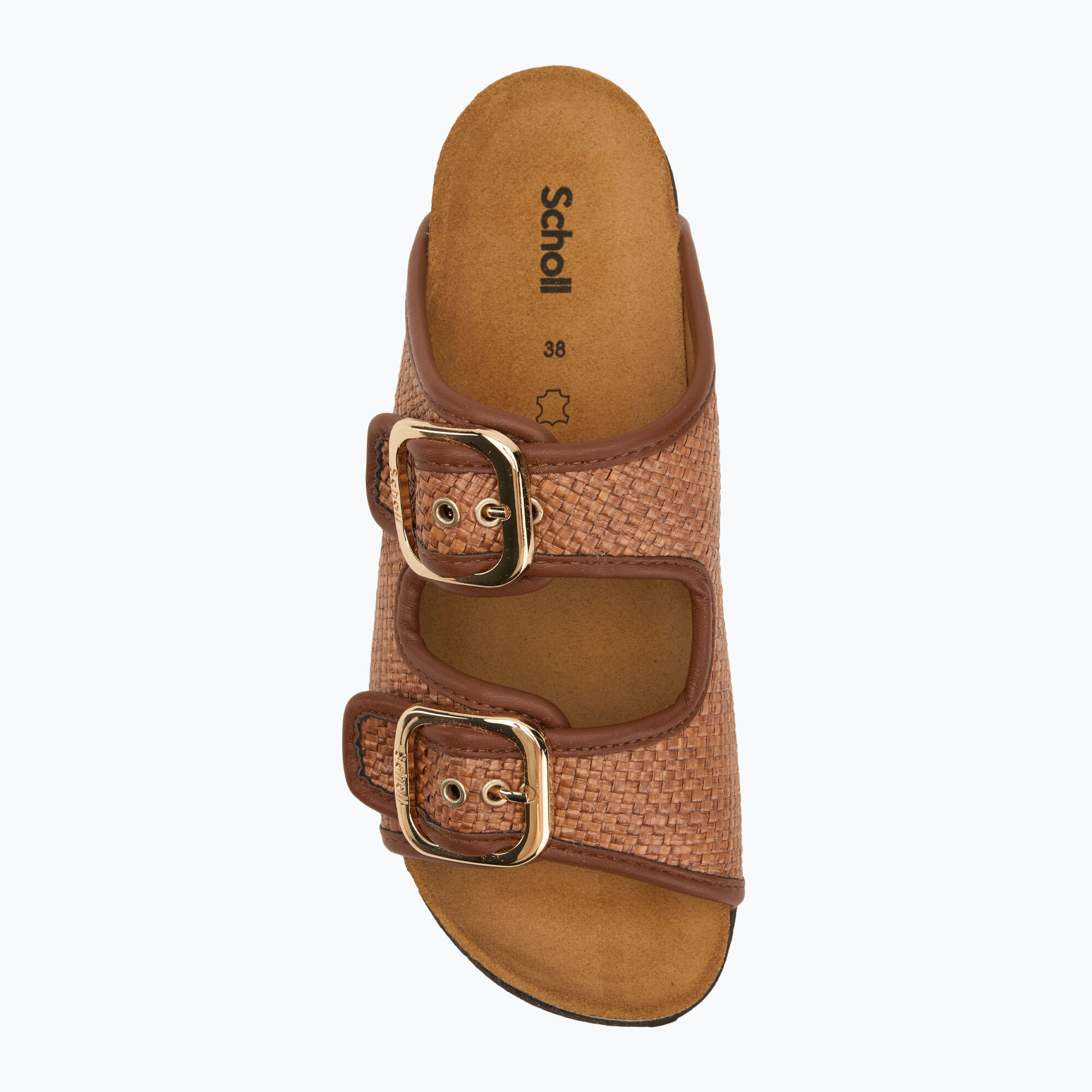 Klapki damskie Scholl Noelle Raffia 5/7