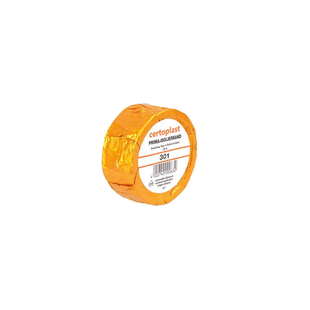Bande goudronnée CERTOPLAST 25 m 2/4
