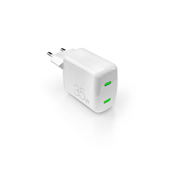 Chargeur mural MiniPro 35W à deux ports USB-C - Technologie GaN