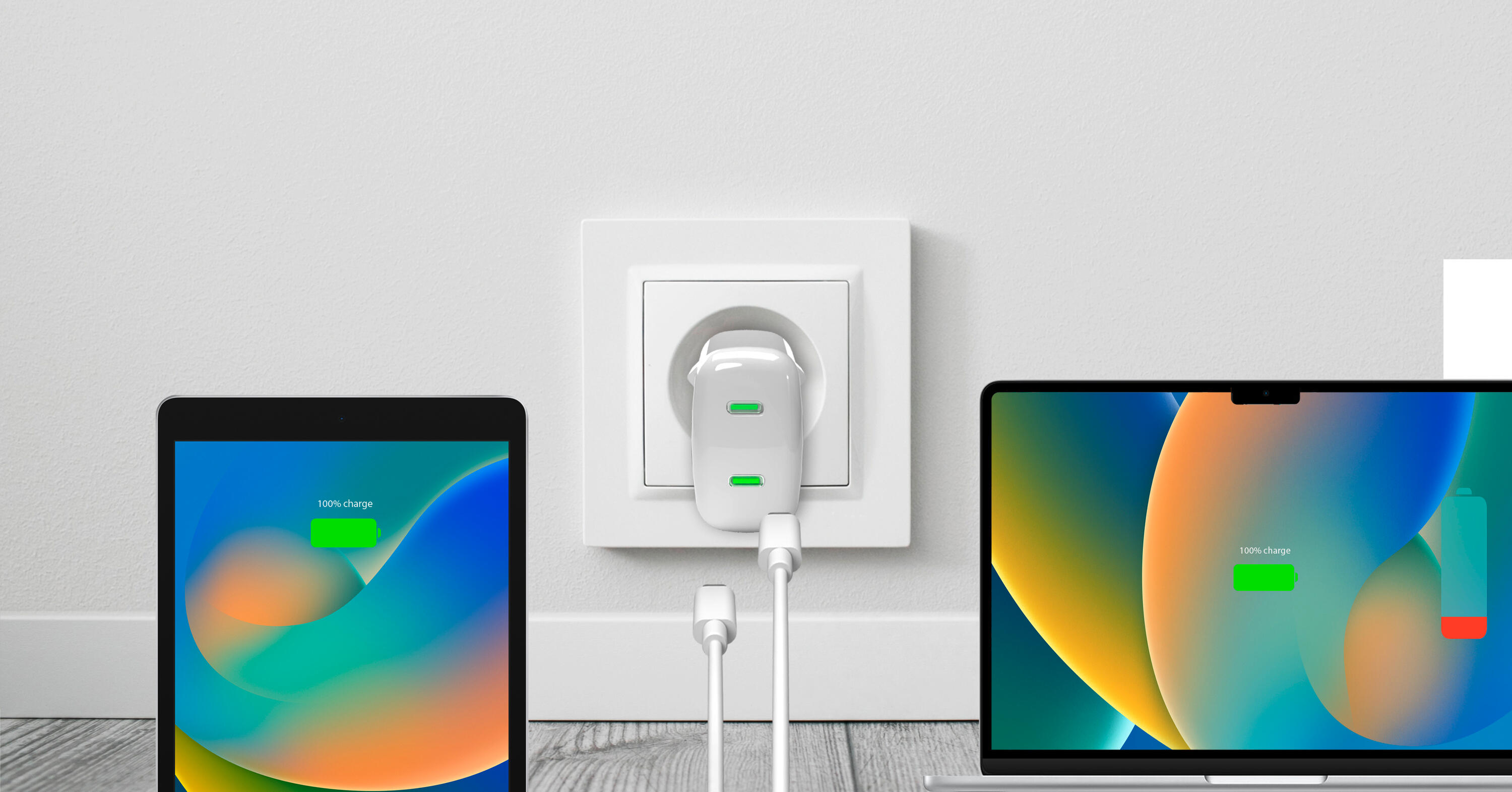 Caricabatterie da Parete MiniPro 35W due Porte USB-C Tecnologia GAN 2/2