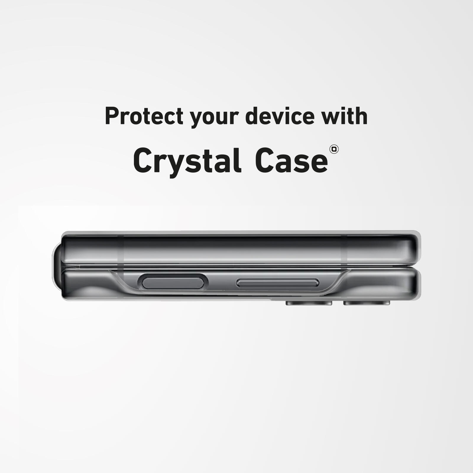 Coque Crystal pour Samsung Z Flip 5 3/3