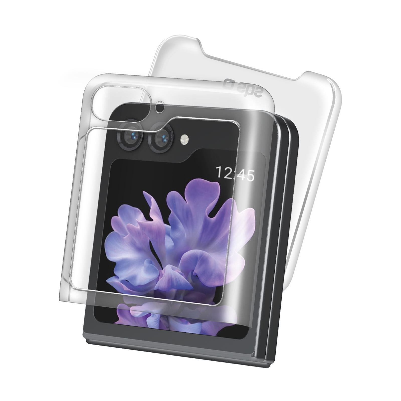 Coque Crystal pour Samsung Z Flip 5 2/3