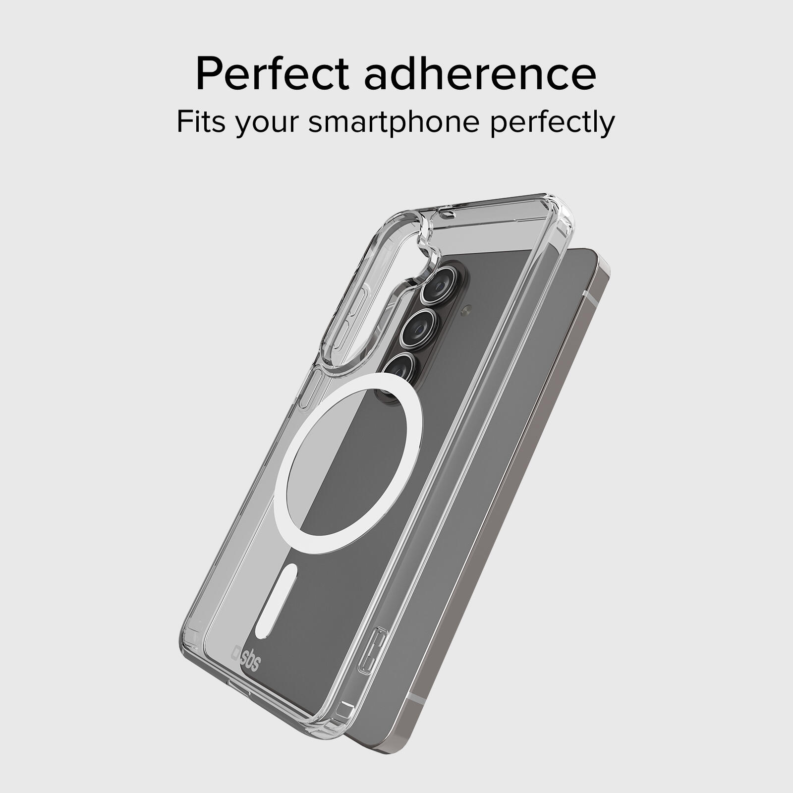 Cover rigida compatibile con ricarica wireless magnetica per Samsung S26 3/7