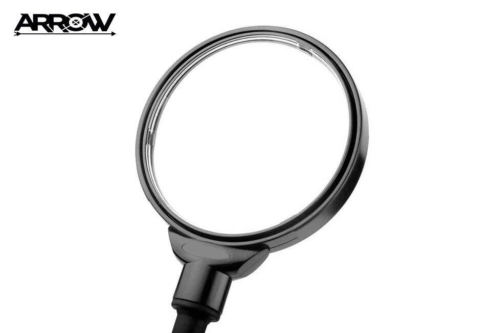 Arrow - Rétroviseurs Vélo - Rotation 360° - Lot de 2 - Noir 2/4