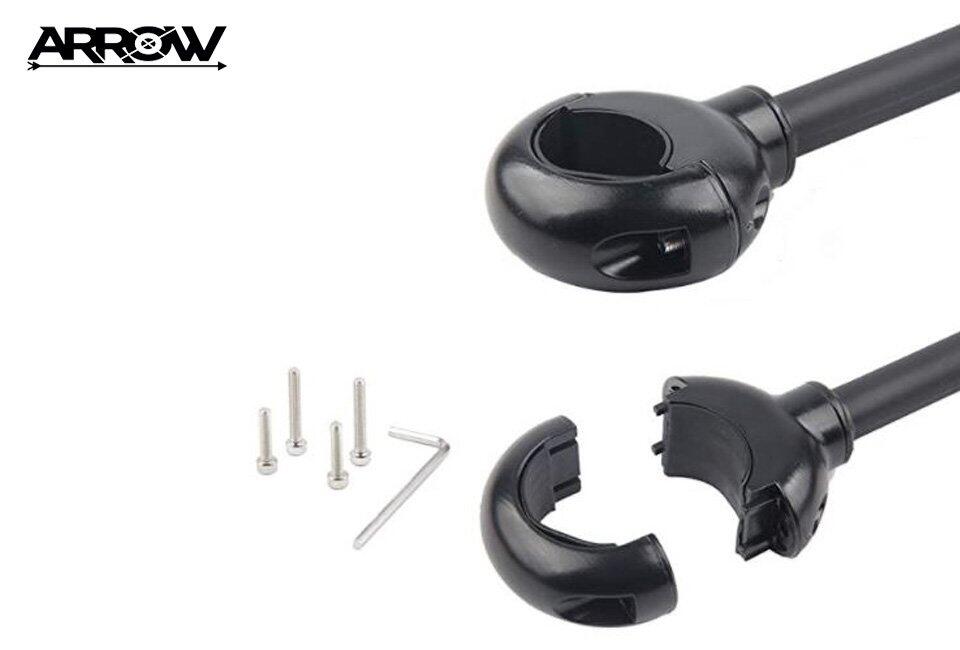 Arrow - Rétroviseurs Vélo - Rotation 360° - Lot de 2 - Noir 4/4
