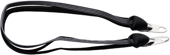 WIDEK Trägergurt E‑Bike, verlängerter Spanngurt 71 cm, schwarz/grau