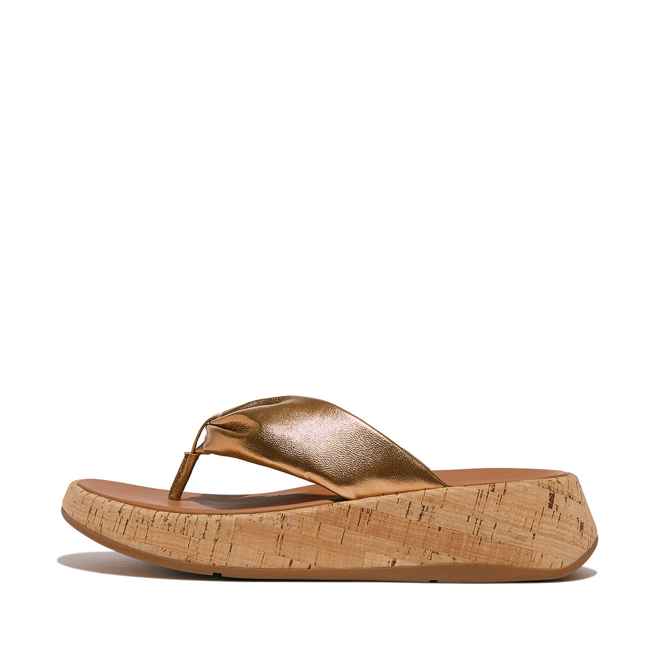 Chaussons FitFlop F-Mode en cuir tressé à plateforme 4/7