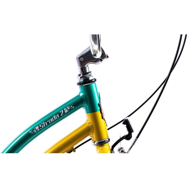 Bicicleta Oras Pegas Strada 2 - 26 inch, 1S, M, Auriu/Verde