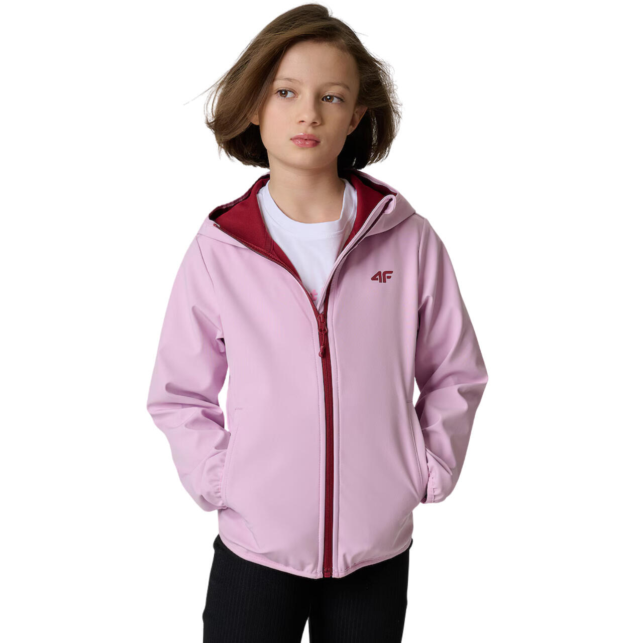 Kurtka softshell dla dziewczynki 4F NeoDry 5000/3000