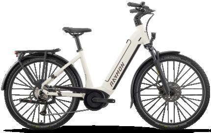 Rower elektryczny Raymon Metmo Wave 600 Wh 44cm S Cotton white Bosch