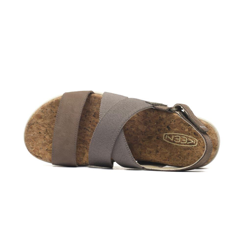 Damensandalen Keen Elle Criss Cross Sport Beige 3/7