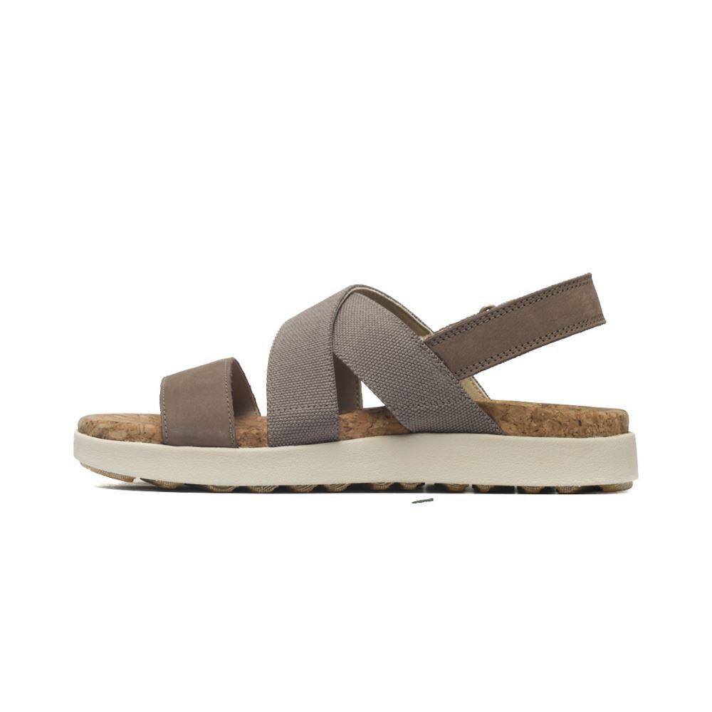 Damensandalen Keen Elle Criss Cross Sport Beige 2/7