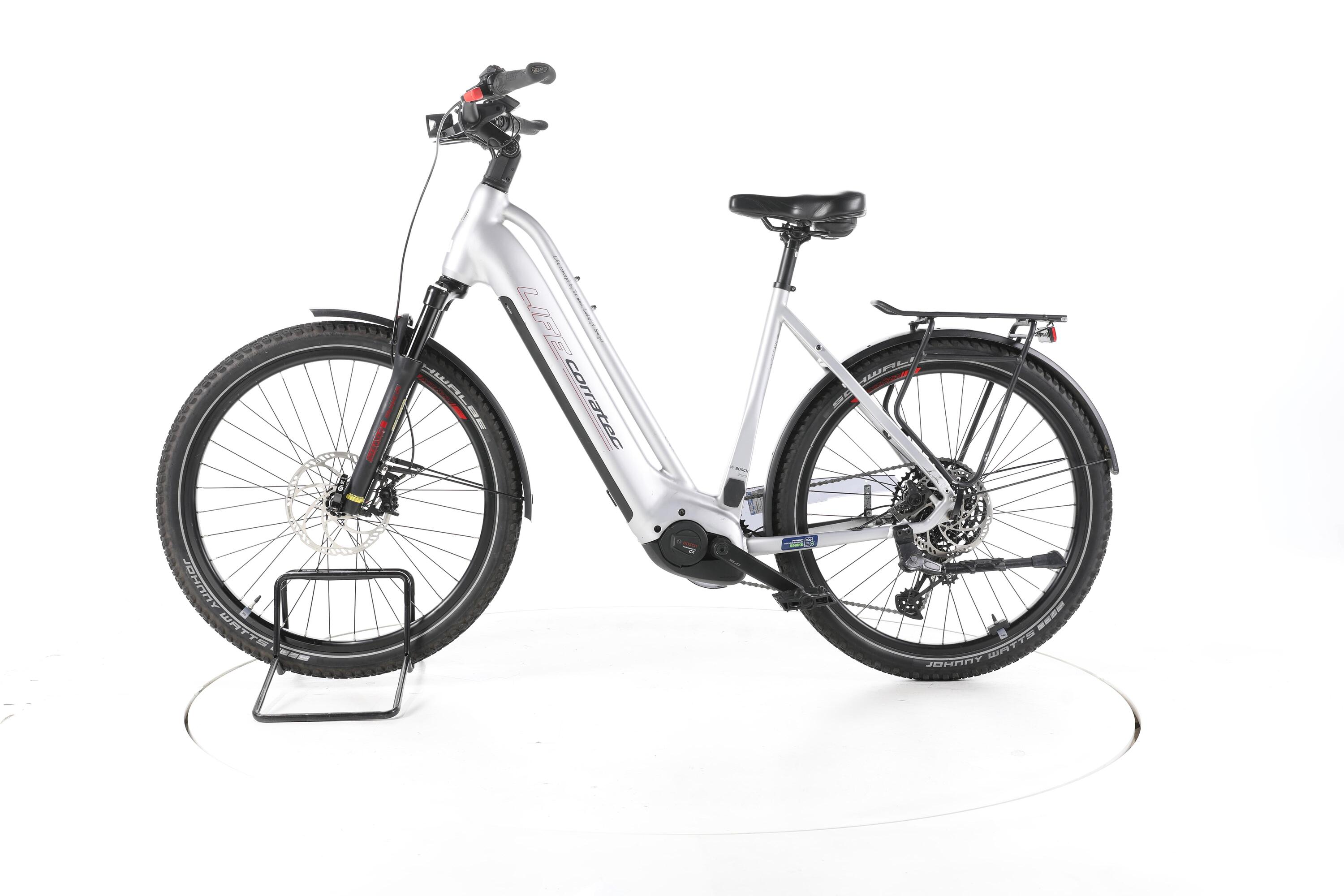 Tweedehands - Corratec Life CX7 Trekking E-Bike Lage instap - Zeer goed 6/7