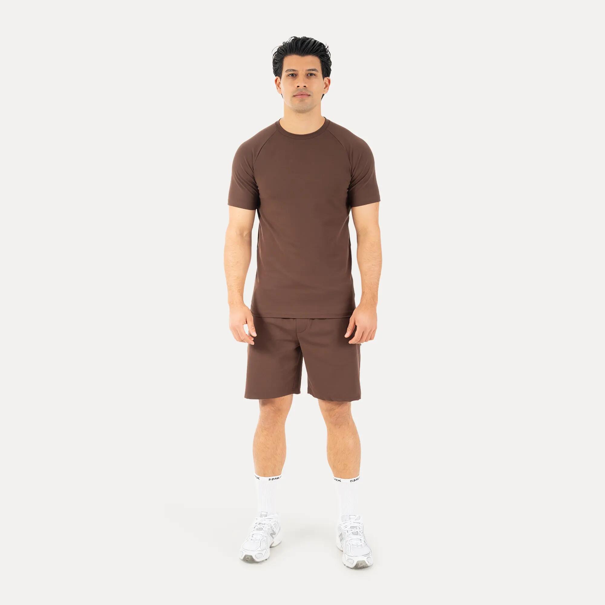 Herren T-Shirt Delian Braun 3/6