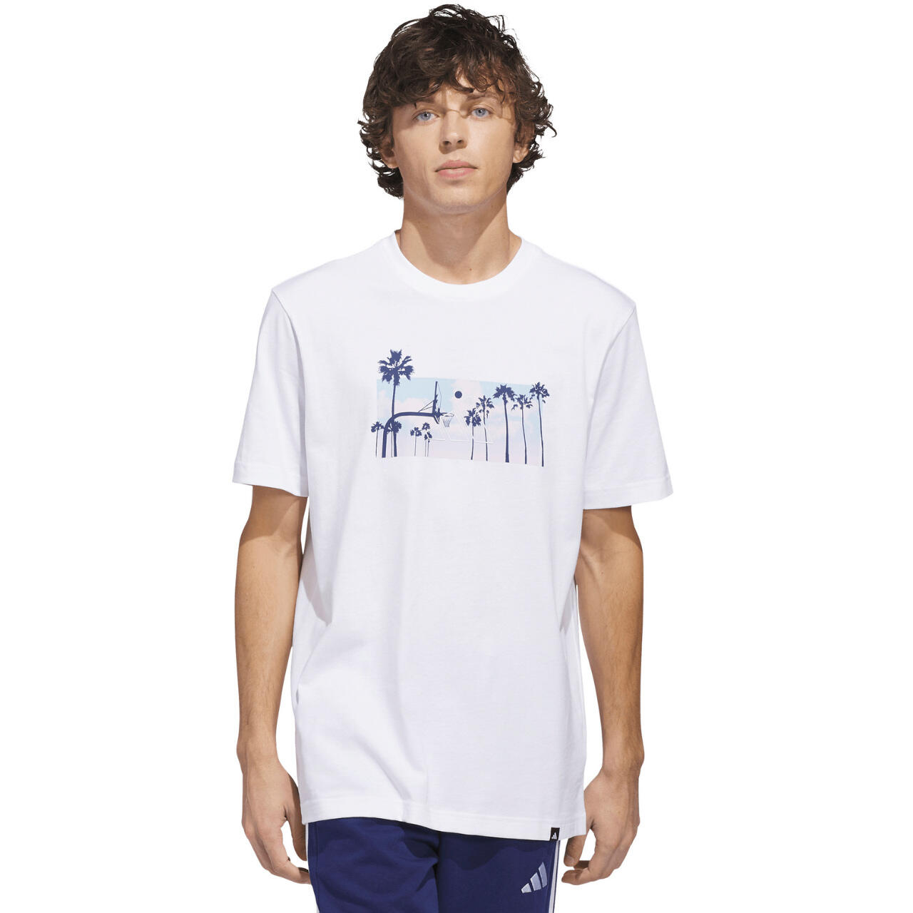 T-shirt adidas Summer Sunset Graphic pour homme 1/1