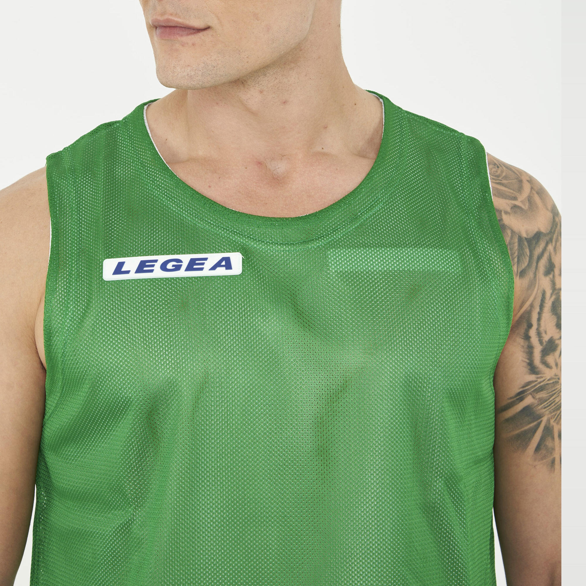 Trainingsvoetbalset KIT DOUBLE groen-wit 2/7