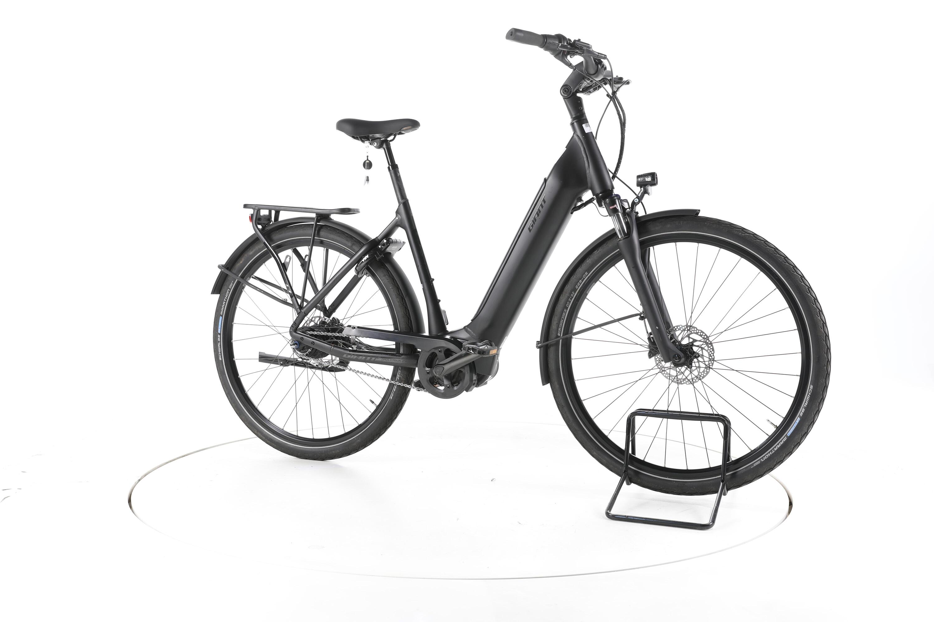 Tweedehands - Giant DailyTour E+ 2 City E-Bike Lage instap - Zeer goed 2/7