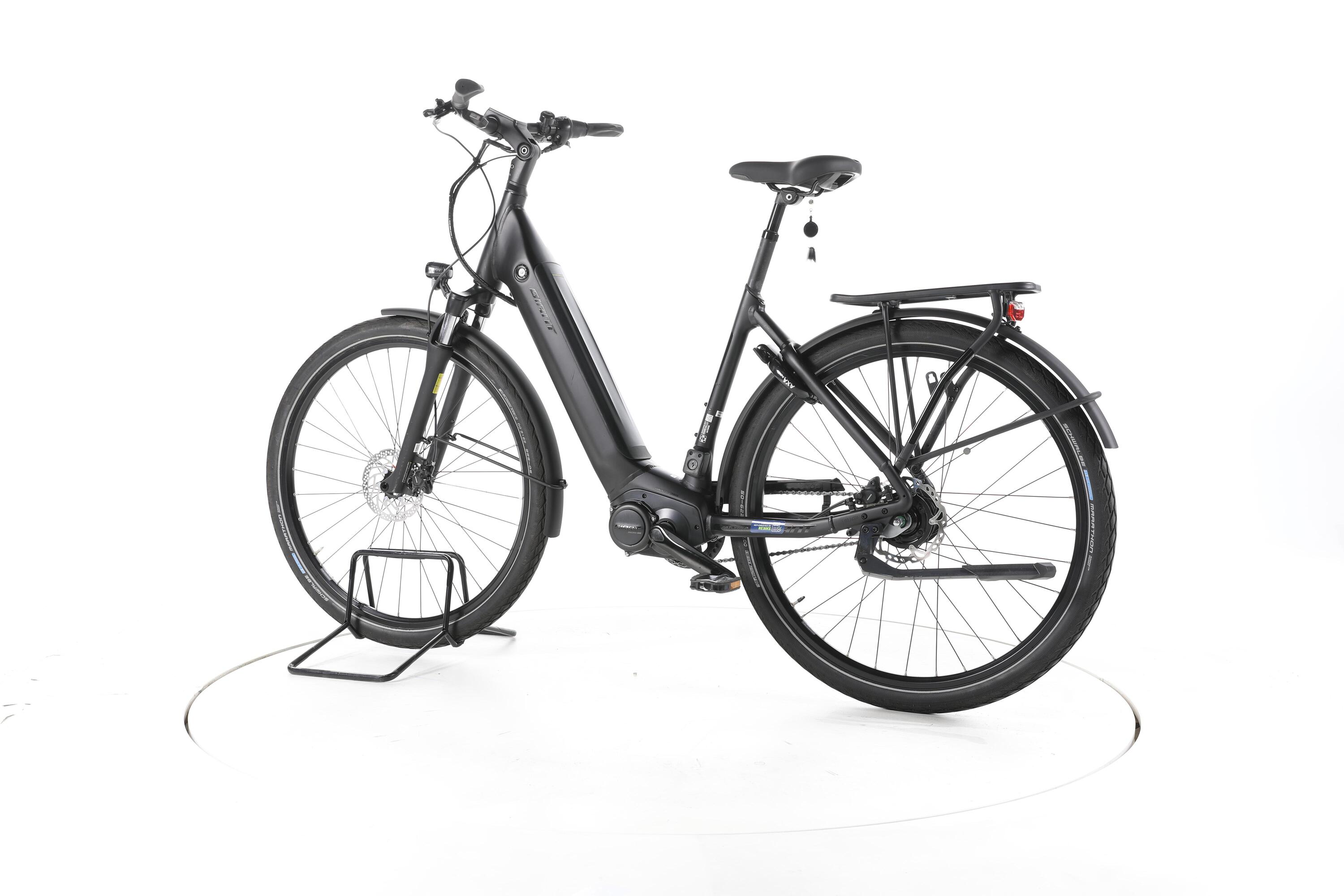 Tweedehands - Giant DailyTour E+ 2 City E-Bike Lage instap - Zeer goed 7/7