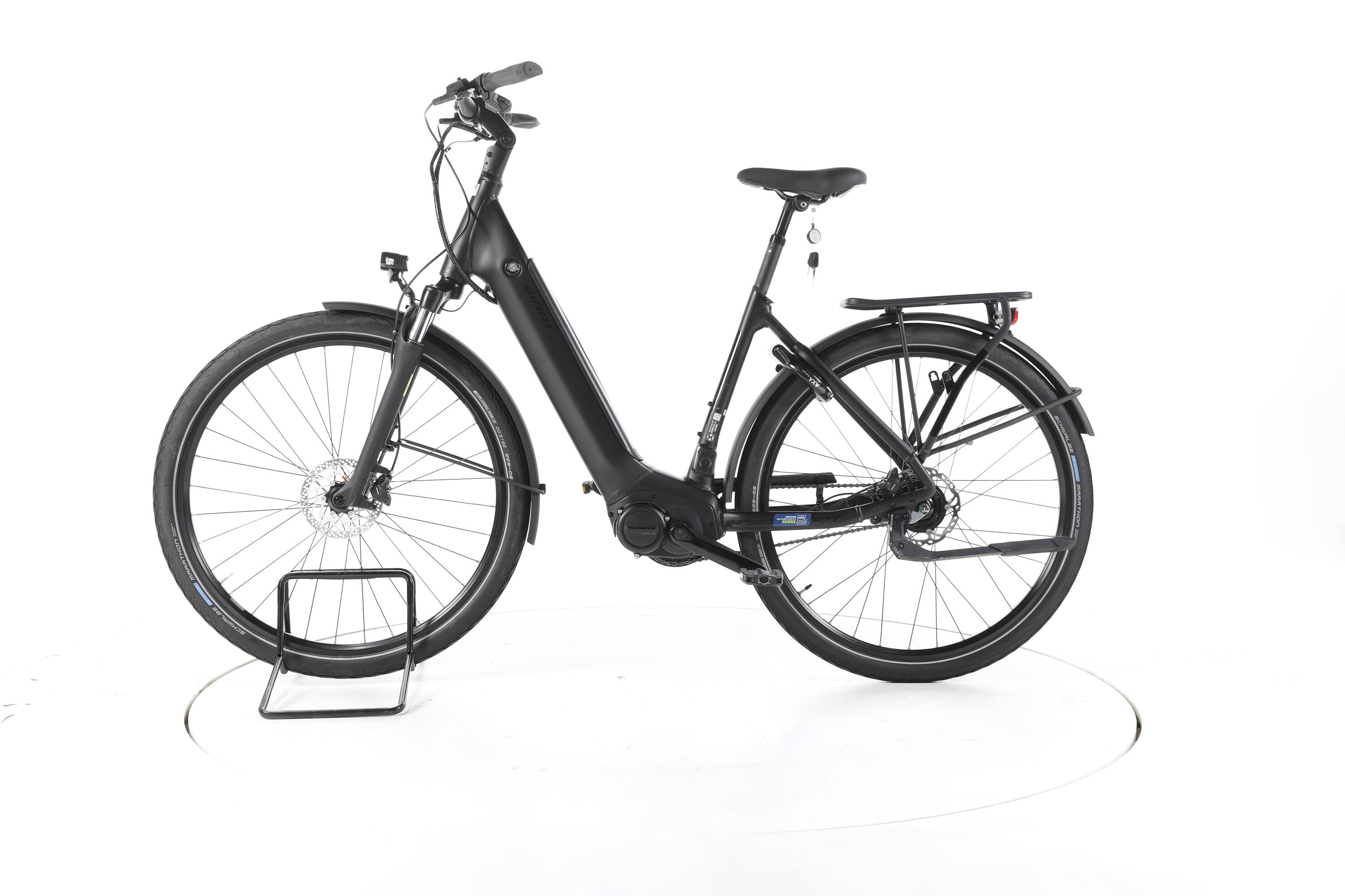 Tweedehands - Giant DailyTour E+ 2 City E-Bike Lage instap - Zeer goed 6/7