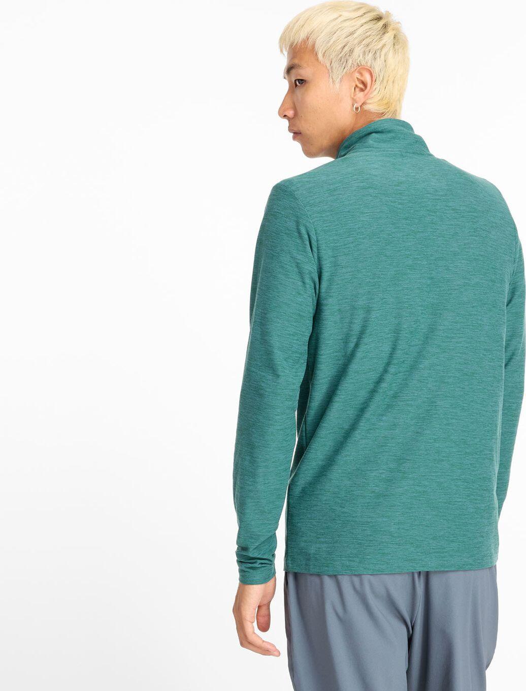 Haut 1/2 Zip New Balance Space Dye Vert Homme 2/6