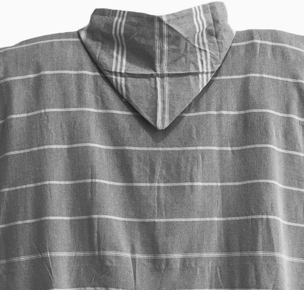 Poncho Toalla Cambiador - 200gsm  -  Gris 5/5
