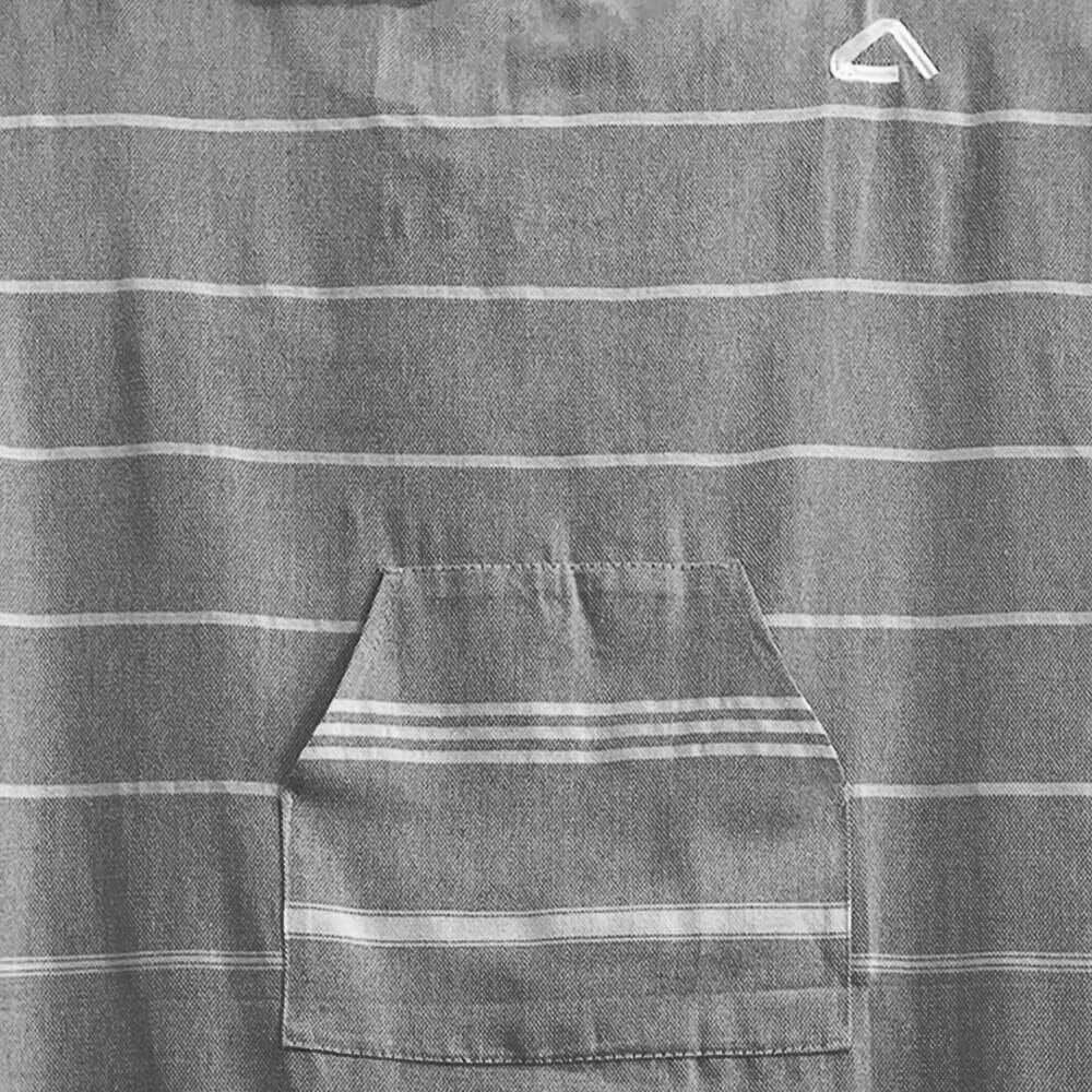 Poncho Toalla Cambiador - 200gsm  -  Gris 4/5