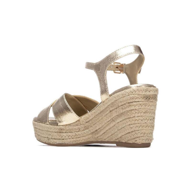 Espadrilles En Jute Femme Xti  Métallisé 3/4