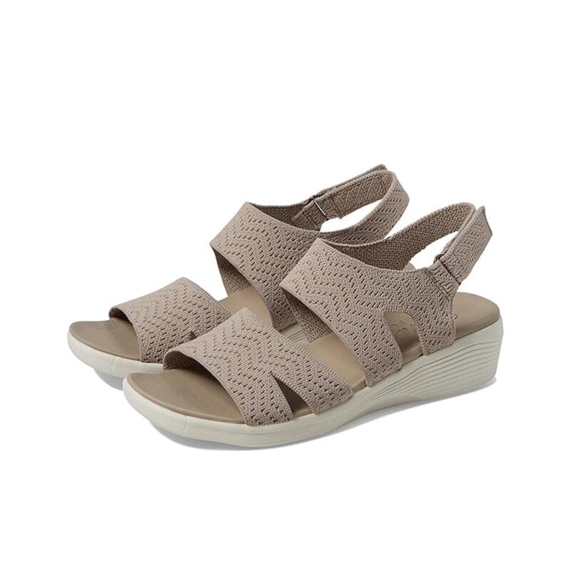 CuÑas Mujer Skechers  Marrón 2/4