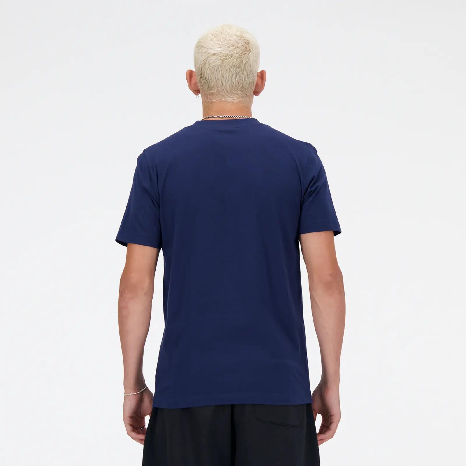 Męskie koszulka NEW BALANCE SPORT ESSENTIALS LOGO T-SHIRT Nb Navy 2/3