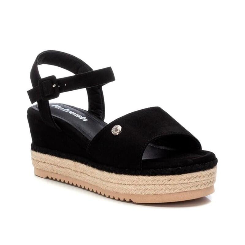 Espadrilles CompensÉes Femme Refresh  Noir 2/4