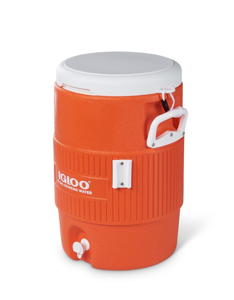 5 Gallon Seat Top - Distributeur de boissons / glacière - 18 Litres - Orange 2/7