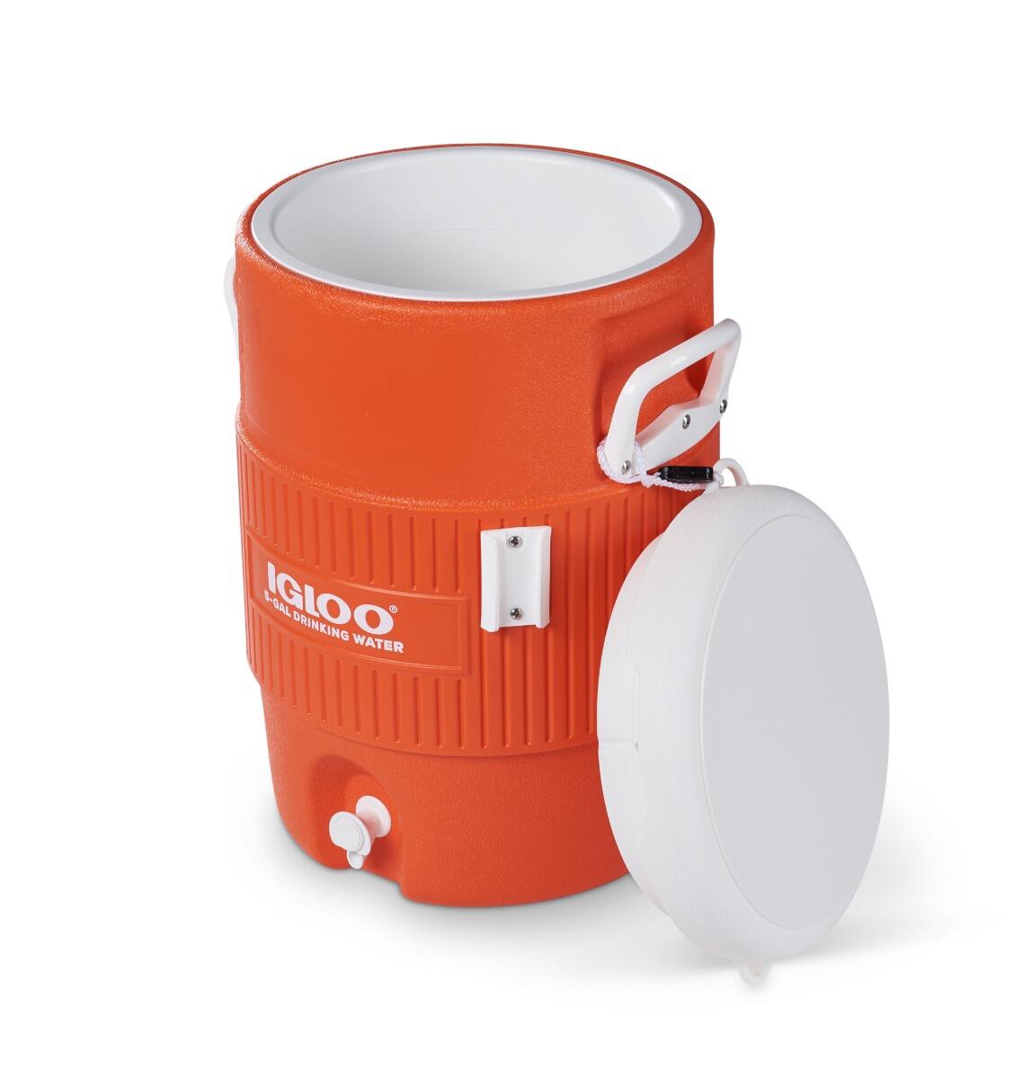 5 Gallon Seat Top - Distributeur de boissons / glacière - 18 Litres - Orange 3/7
