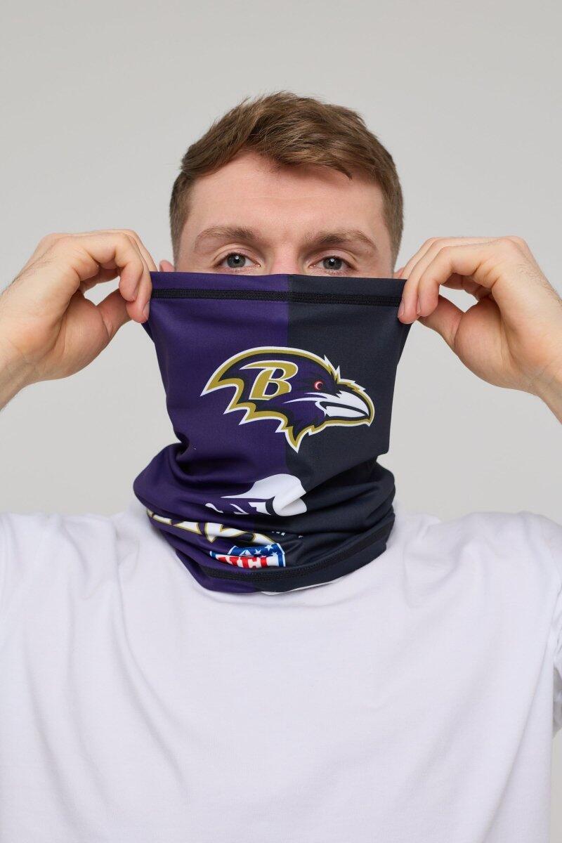 Ski Nekwarmer Thermisch NFL Baltimore Ravens 2/3