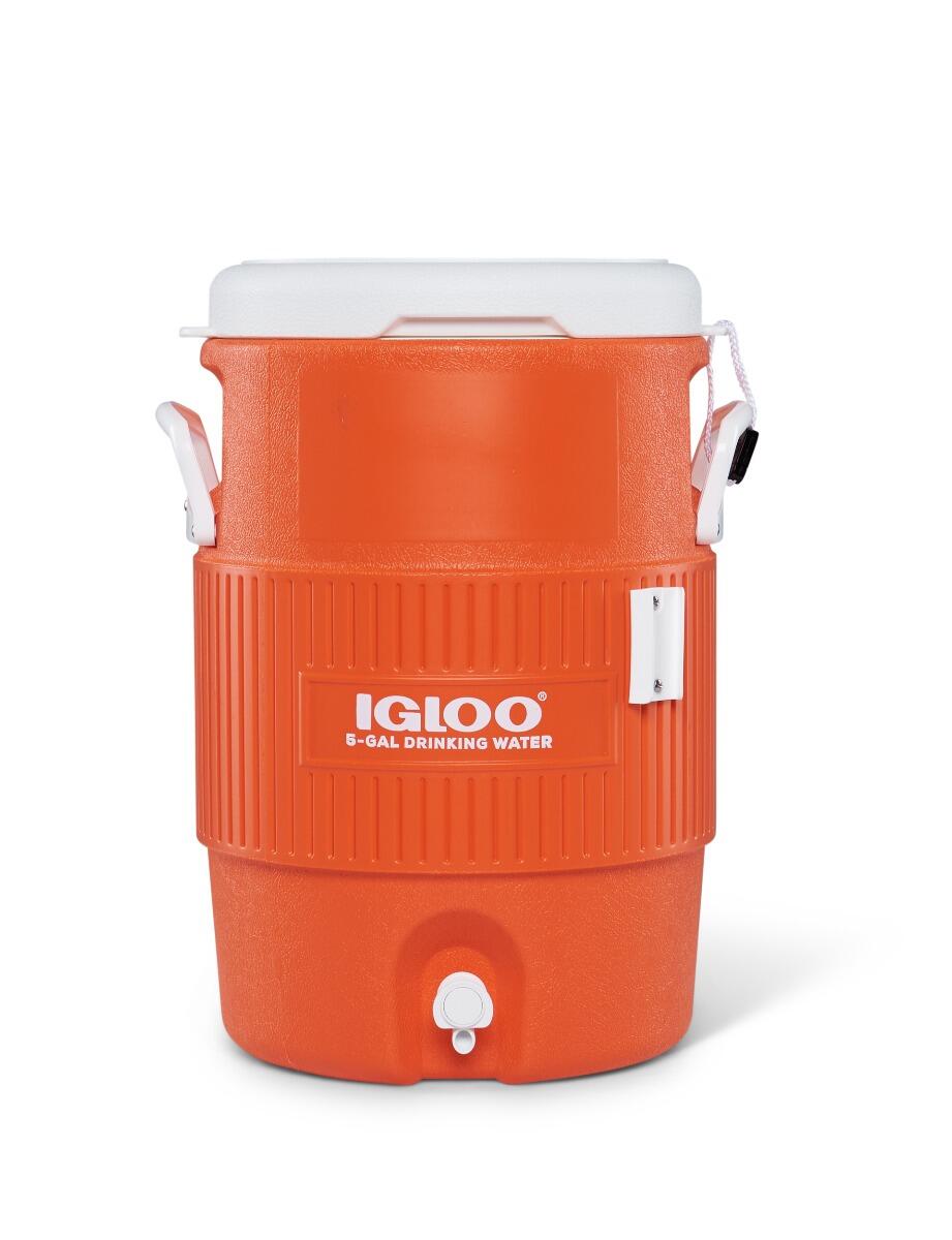 5 Gallon Seat Top - Distributeur de boissons / glacière - 18 Litres - Orange 4/7