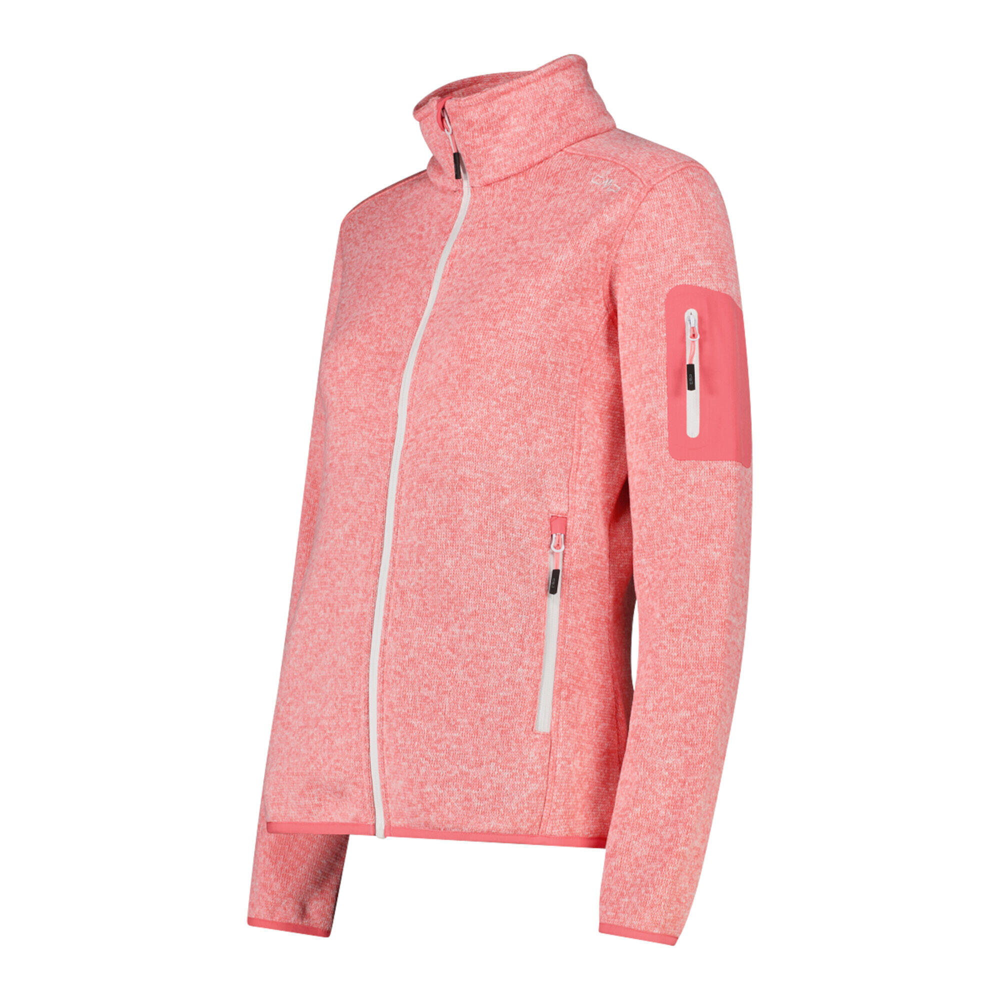 CMP Damen Jacke Knitted Melange Fleece Jacket 3H14746 2/9