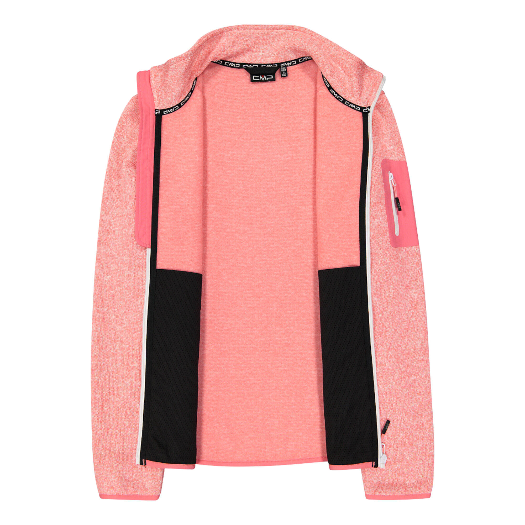 CMP Damen Jacke Knitted Melange Fleece Jacket 3H14746 3/9