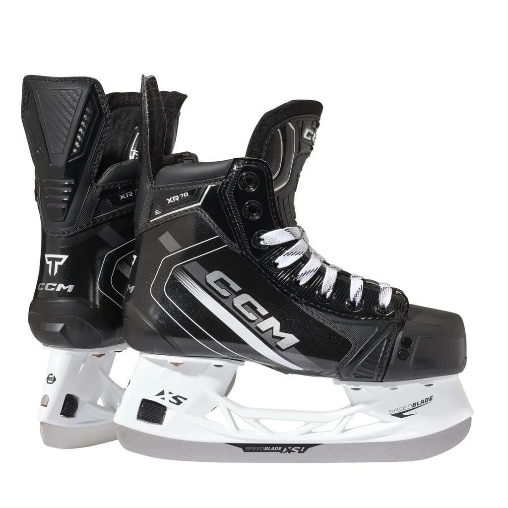 CCM Tacks XR70 Junior-Intermediate black kids Ice Hockey Skates