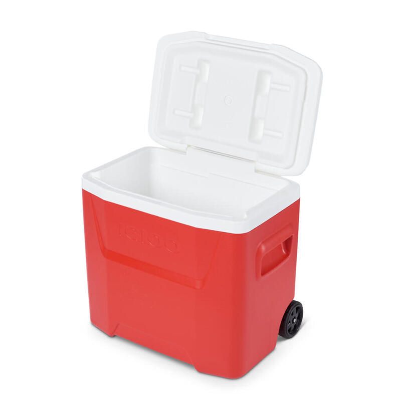 Laguna 28 Roller glacière sur roues rouge pour camping et randonnée 26 Litres