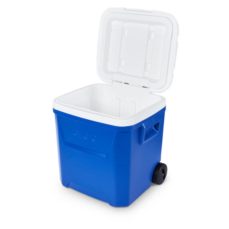 Igloo Laguna 60 (56 liter) roller koelbox op wielen blauw