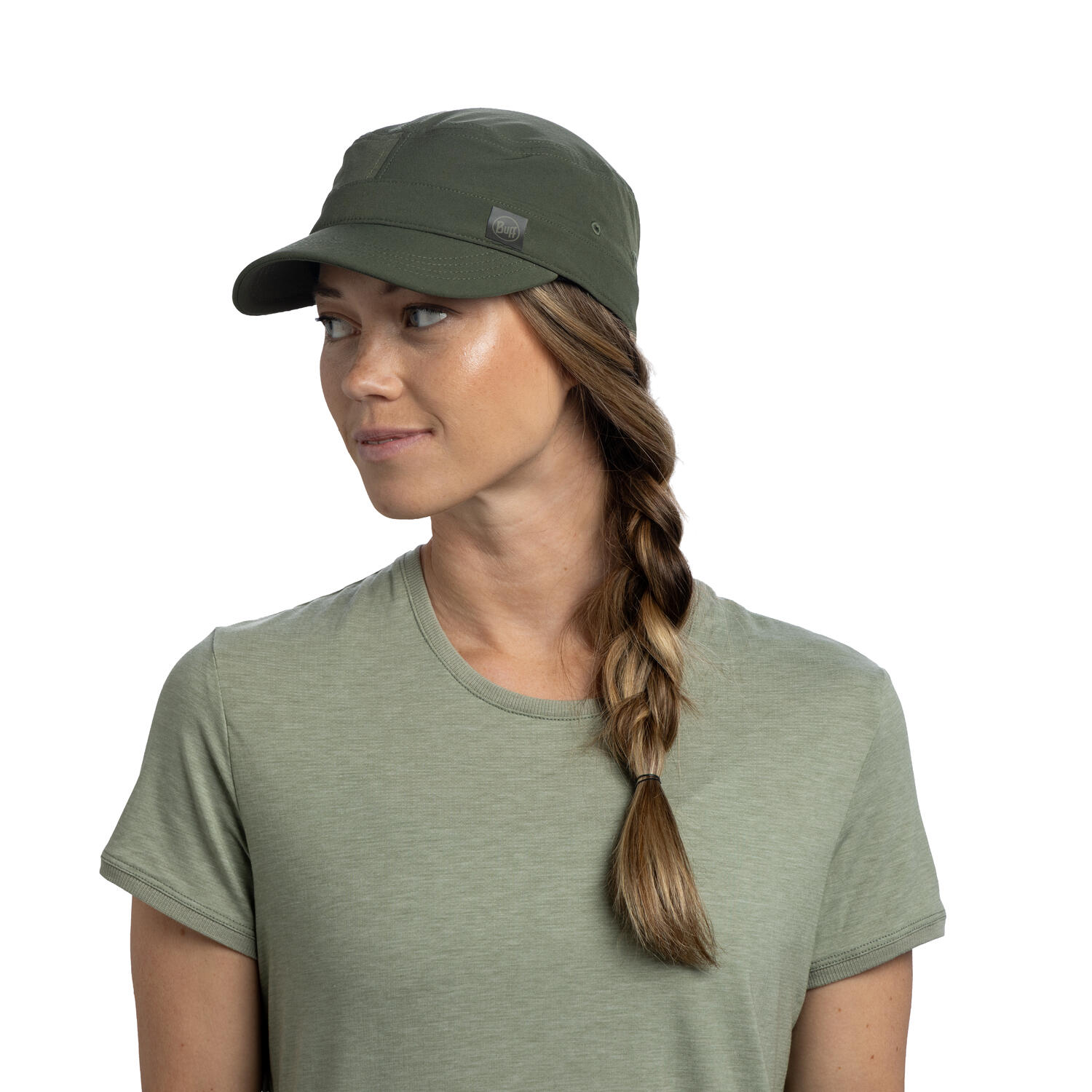 Gorra Military Unisex Buff Verde 3/7