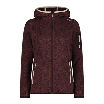CMP Damen Jacke Knitted Melange Hoody 3H19826