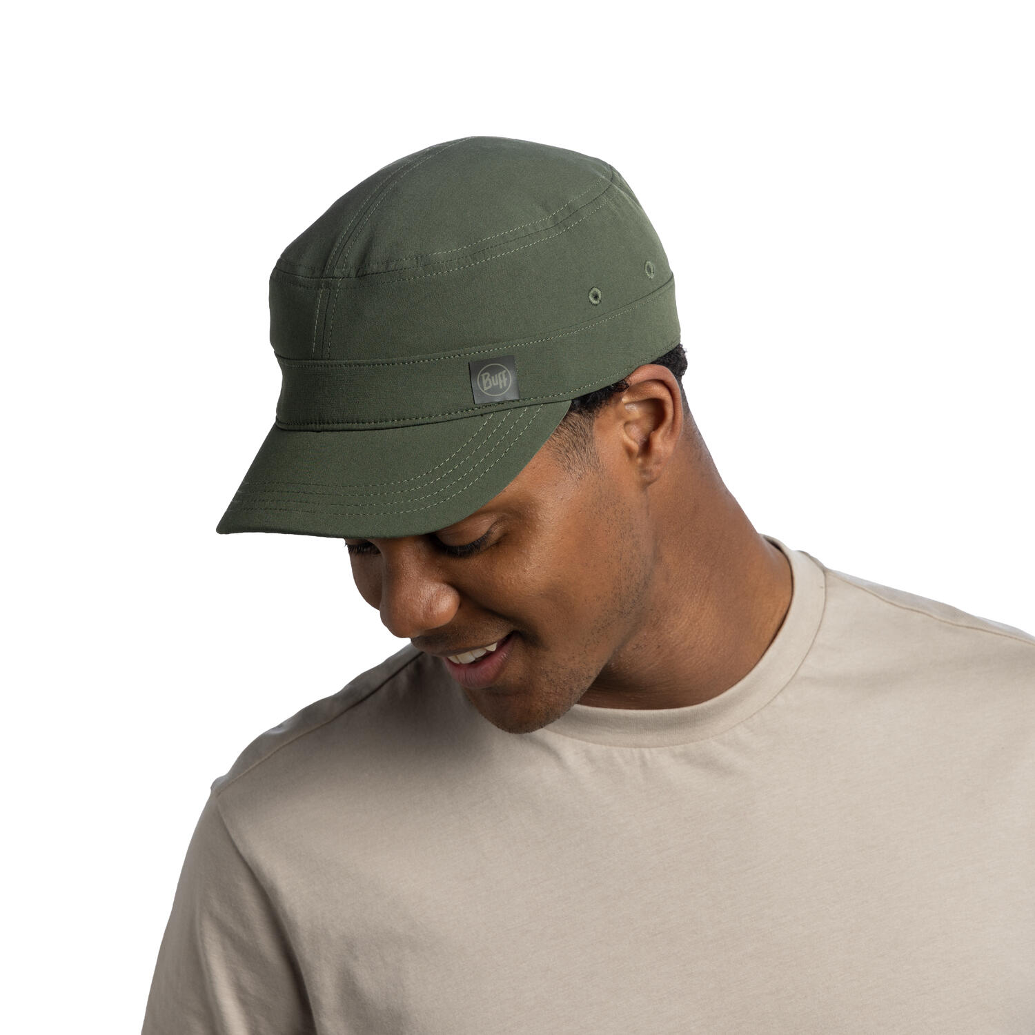 Gorra Military Unisex Buff Verde 4/7
