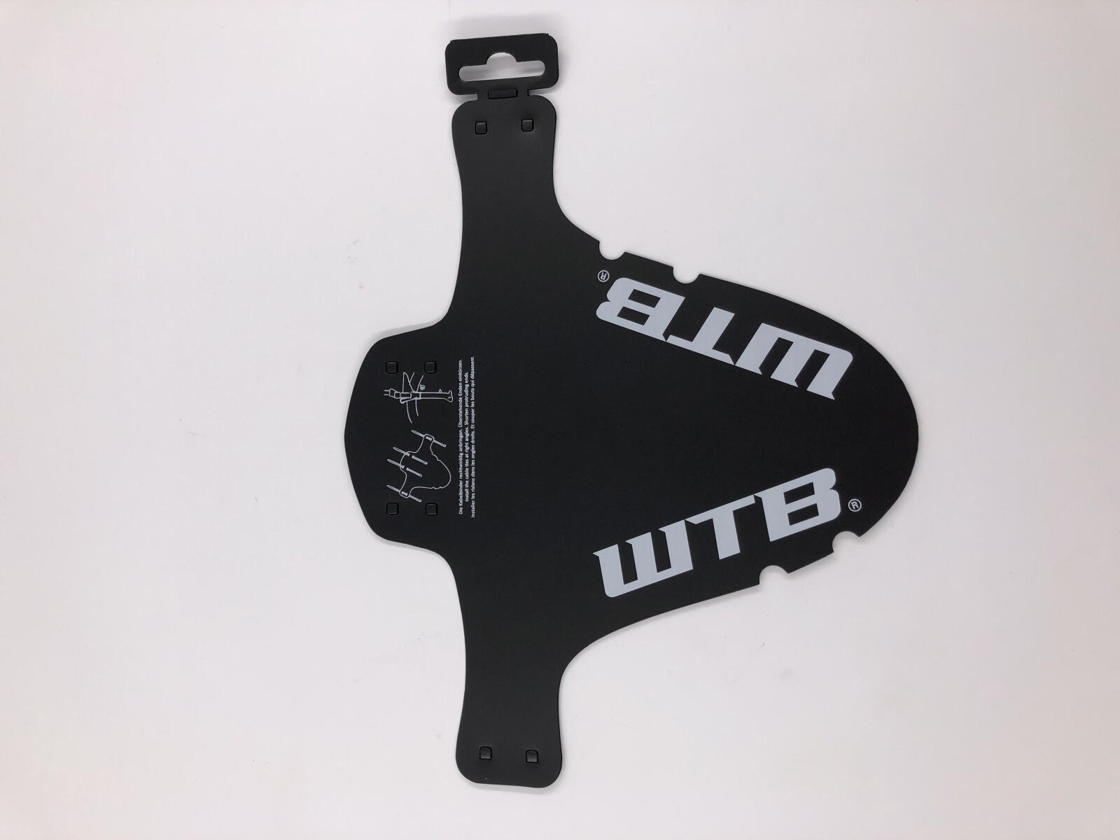 Parafango anteriore per forcelle Gravel/MTB - fissaggio con fascette 1/1