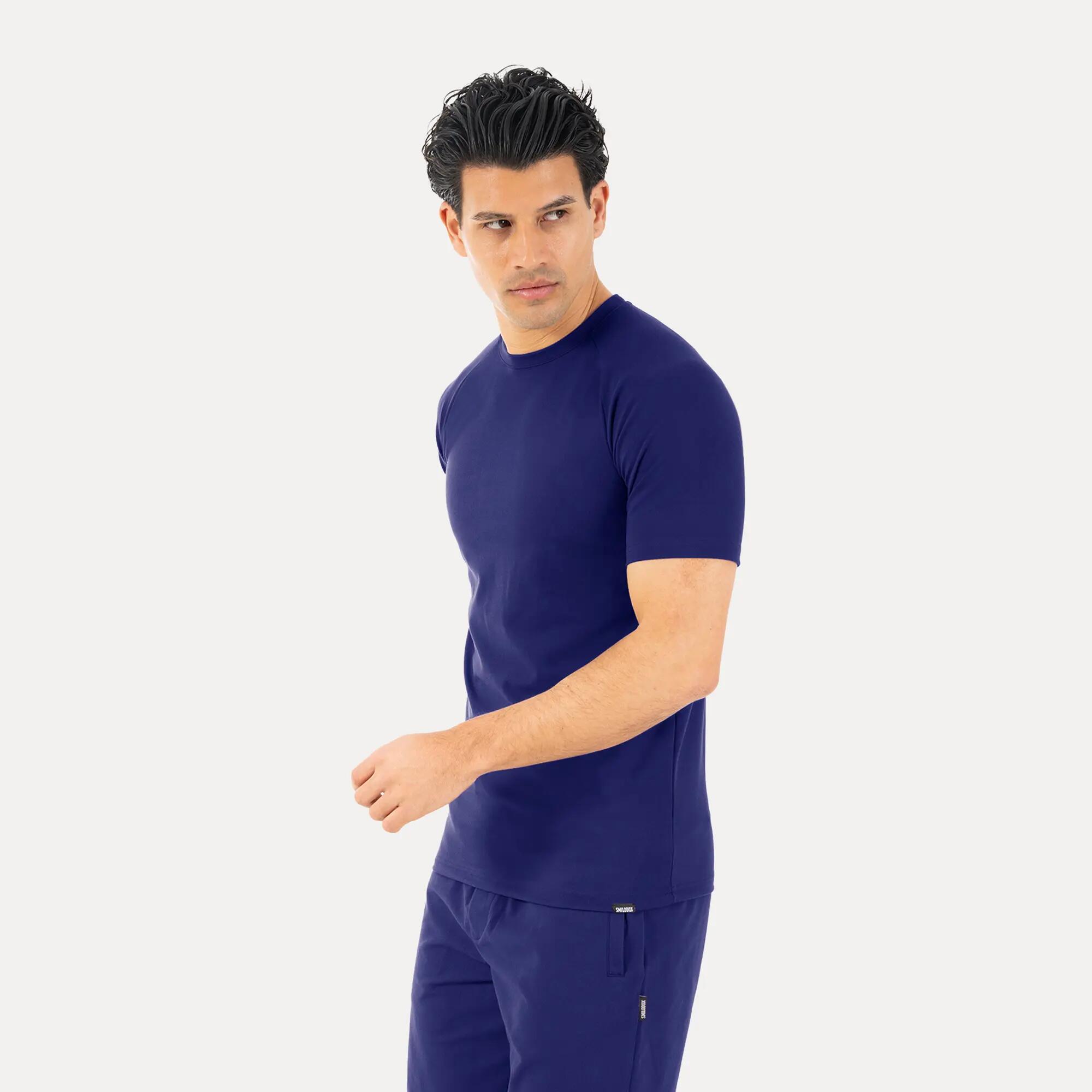 Herren T-Shirt Delian Dunkelblau 2/6