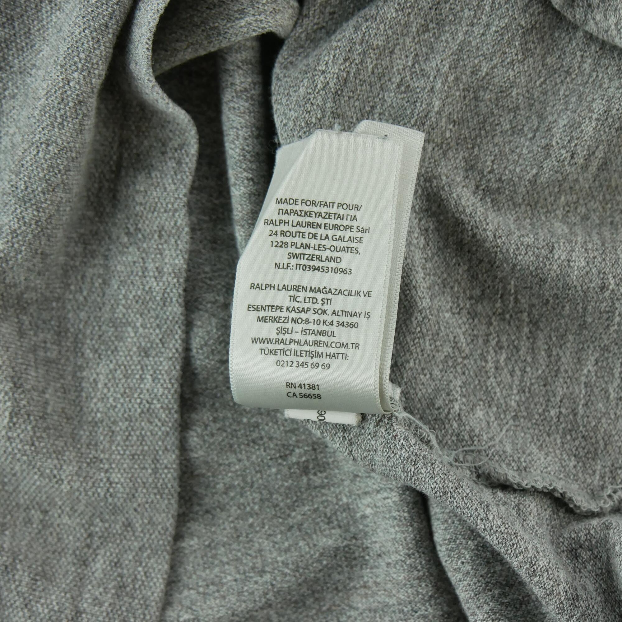 Seconde vie - Polo manches courtes Homme  Gris - Très bon état 6/6