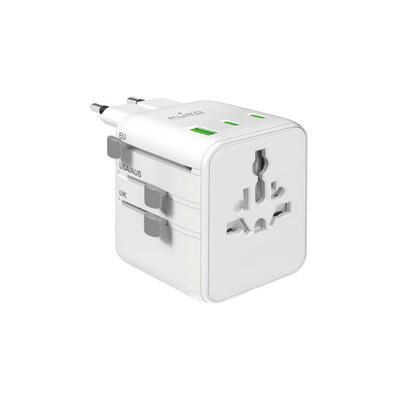 Adattatore universale con spine internazionali e porte USB 2500W