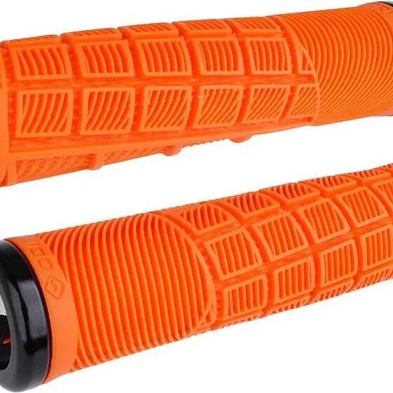 Pair of Odi Reflex V2.1 Grips 135 mm Orange