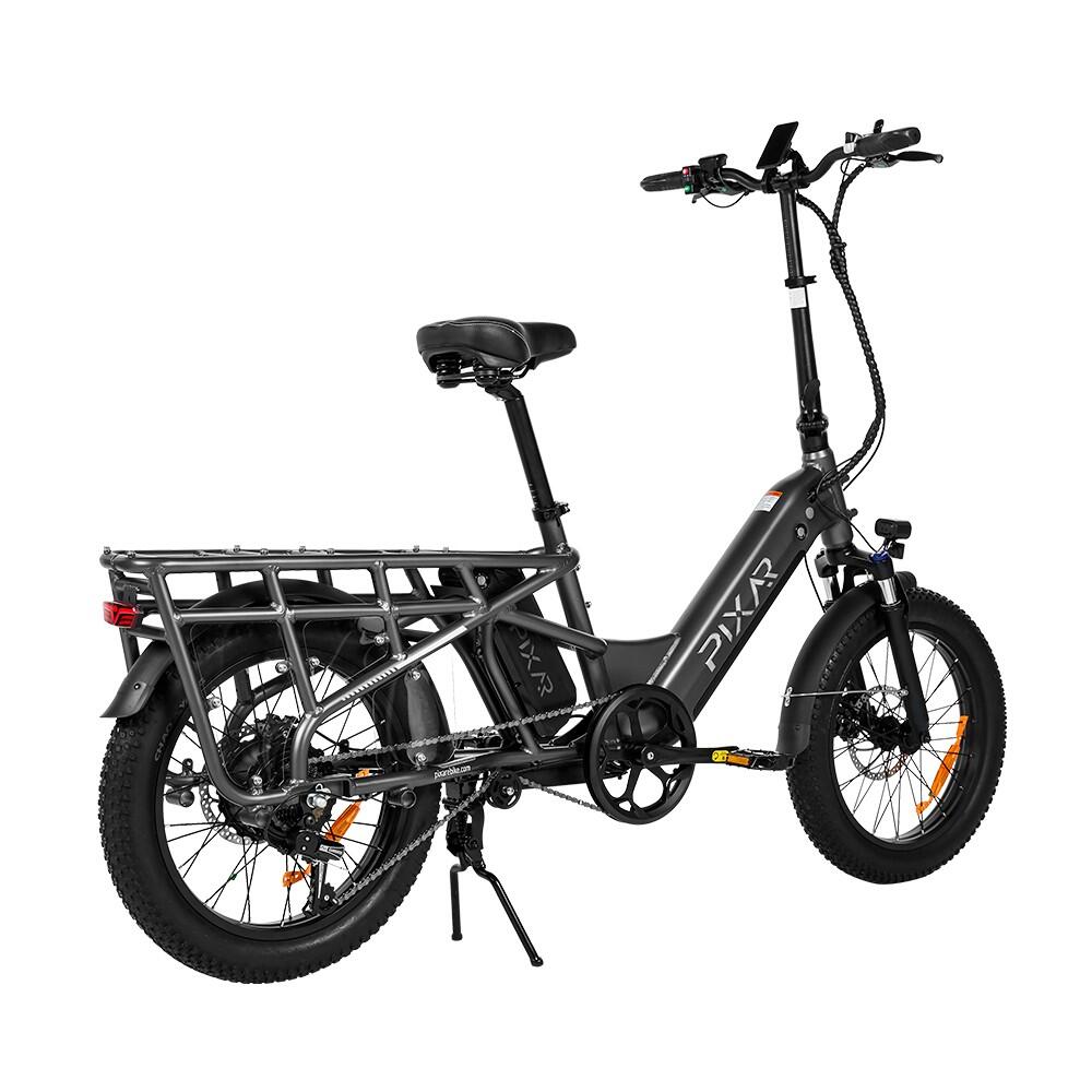 Bicicleta Elétrica Urbana PIXAR Plus7 20" com Bateria de 48V 20.4Ah 3/7