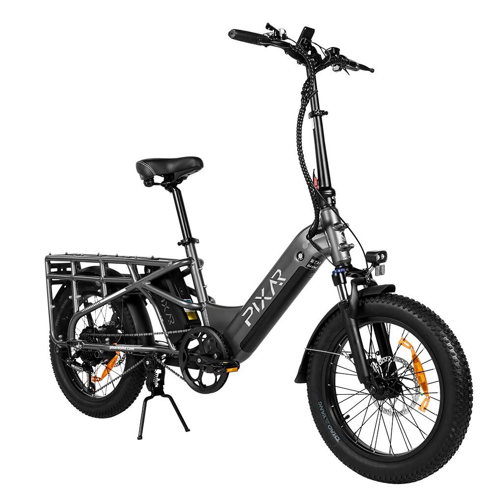 Bicicleta Elétrica Urbana PIXAR Plus7 20" com Bateria de 48V 20.4Ah 2/7